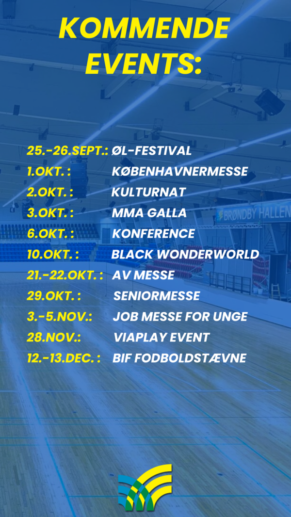 Kommende events efterår 2026
