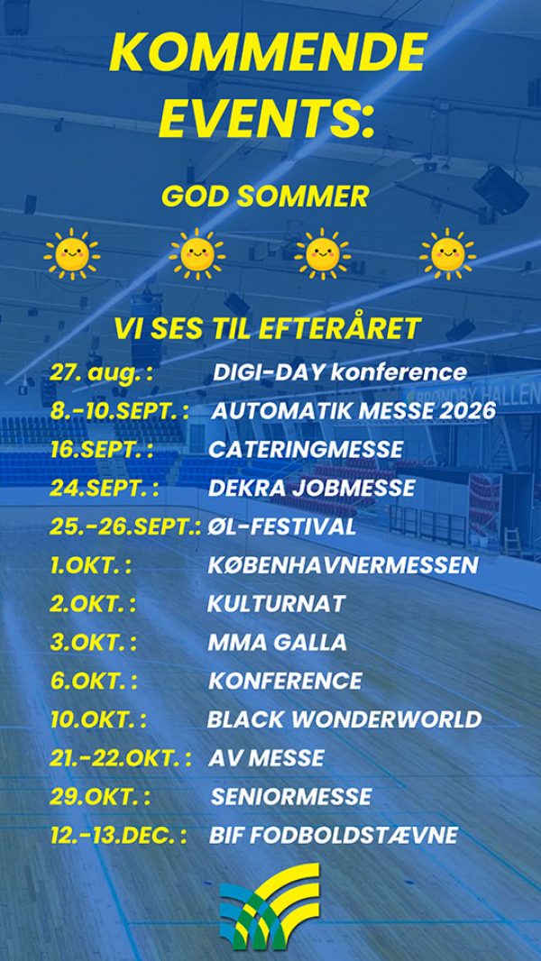 Kommende events juni 2026