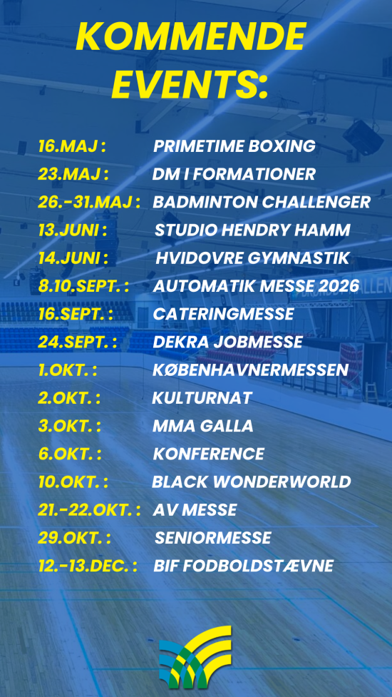 Kommende events